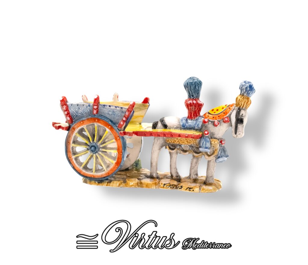 Virtus Mediterraneo: Carretto Siciliano in Ceramica, Arte e Colore