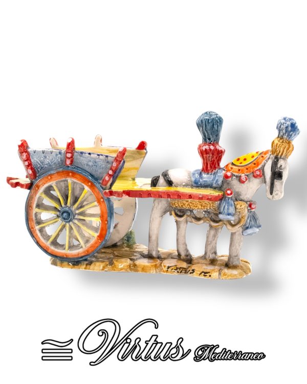Virtus Mediterraneo: Carretto Siciliano in Ceramica, Arte e Colore