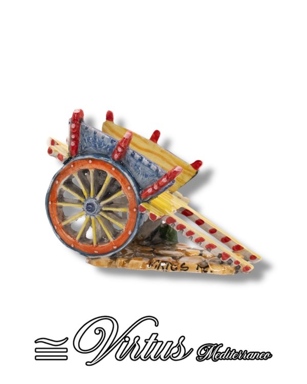Virtus Mediterraneo: Carretto Siciliano in Ceramica, Arte e Colore