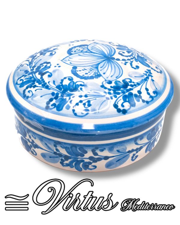 Virtus Mediterraneo: Porta Gioie Grande Multicolore in Ceramica Artigianale