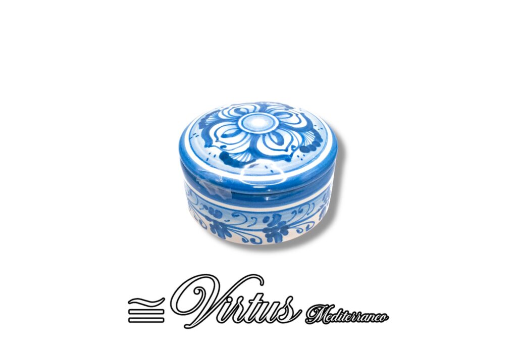 Virtus Mediterraneo: Porta Gioie Grande Artigianale in Ceramica Multicolore