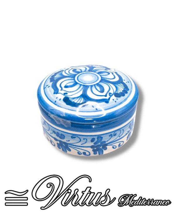 Virtus Mediterraneo: Porta Gioie Grande Artigianale in Ceramica Multicolore