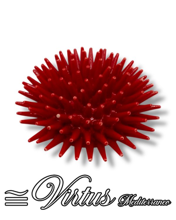 Virtus Mediterraneo: Riccio Medio Rosso Artigianale in Ceramica