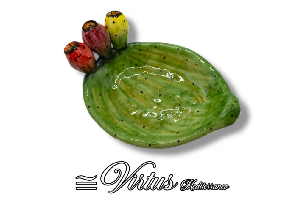 Virtus Mediterraneo: Pala Fico d’India Multicolor, Ceramica di Sciacca