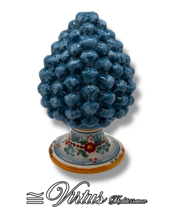 Pigna Media Blu Virtus Mediterraneo: Ceramica di Sciacca, Arte e Lusso