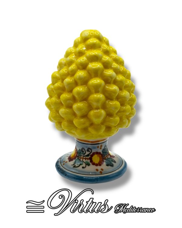 Virtus Mediterraneo: Pigna Media Giallo in Ceramica di Sciacca