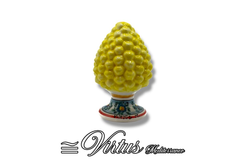 Pigna Piccola Giallo Virtus Mediterraneo: Ceramica di Sciacca Preziosa
