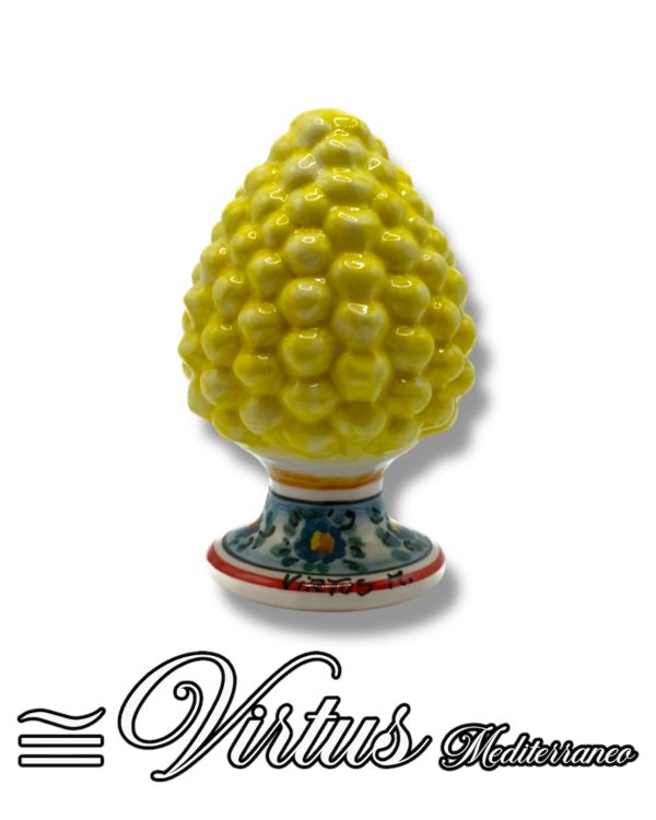 Pigna Piccola Giallo Virtus Mediterraneo: Ceramica di Sciacca Preziosa