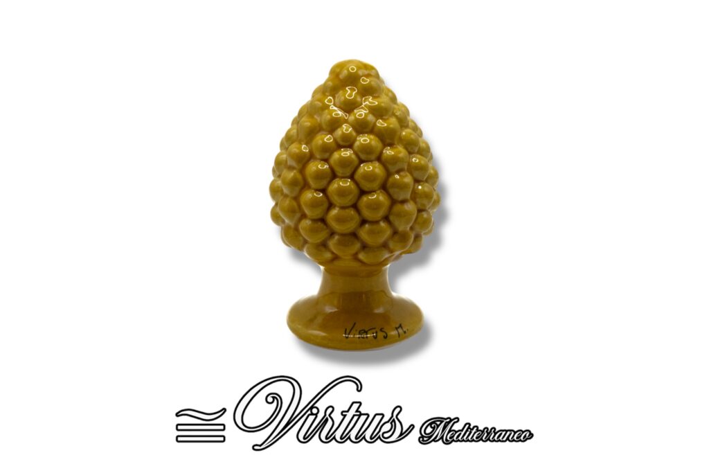 Pigna Piccola Giallo Virtus Mediterraneo: Ceramica di Sciacca Preziosa