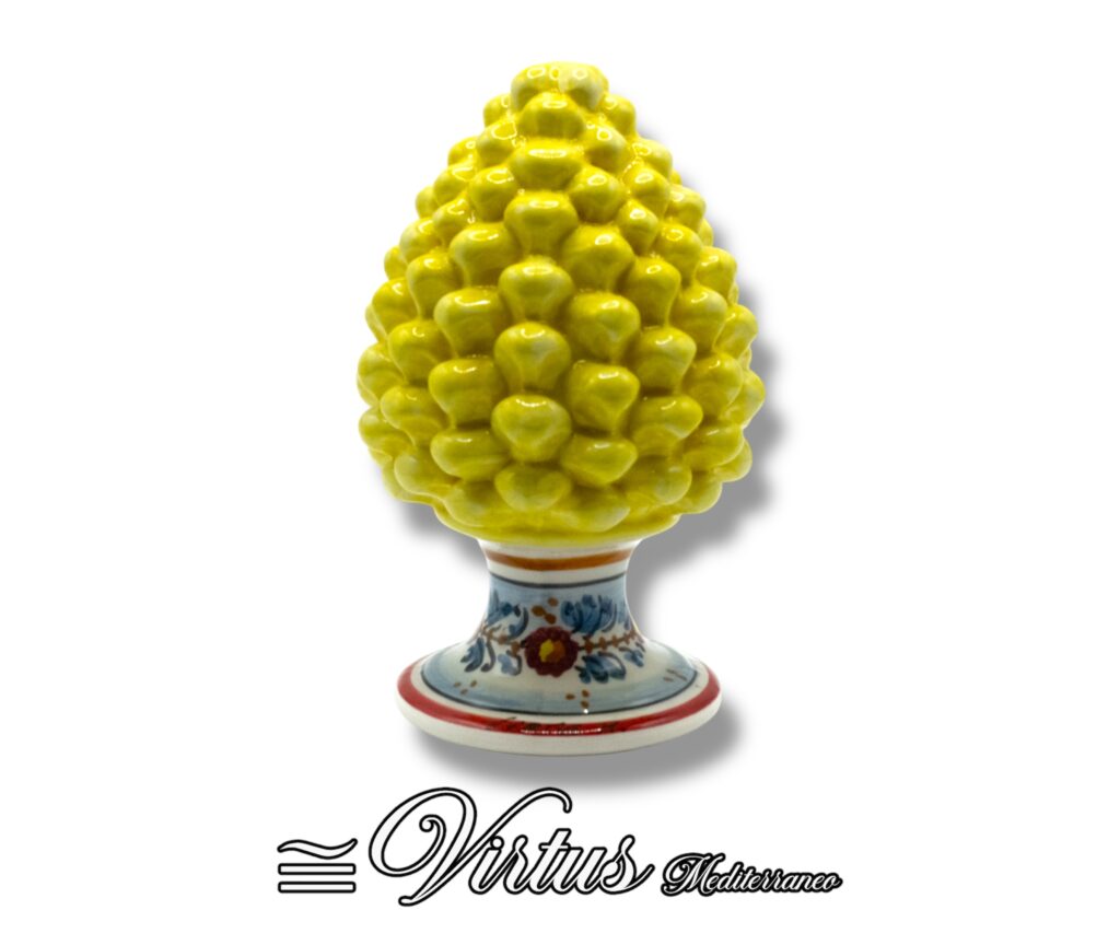 Virtus Mediterraneo: Pigna Media Giallo in Ceramica di Sciacca