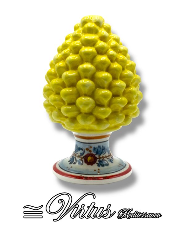 Virtus Mediterraneo: Pigna Media Giallo in Ceramica di Sciacca