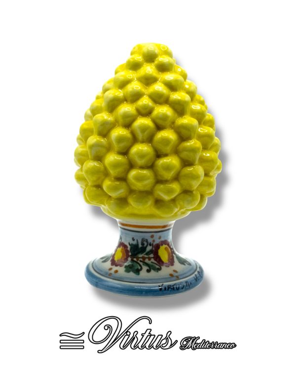 Virtus Mediterraneo: Pigna Media Giallo in Ceramica di Sciacca