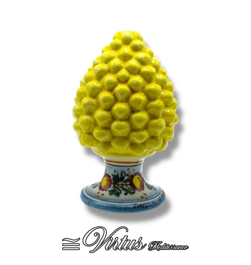 Virtus Mediterraneo: Pigna Media Giallo in Ceramica di Sciacca