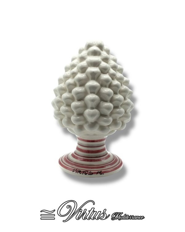 Pigna Media Bianco Virtus Mediterraneo: Eleganza Artigianale in Ceramica