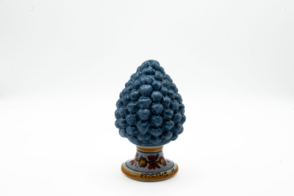Pigna Media Blu Virtus Mediterraneo: Ceramica di Sciacca, Eleganza Artigianale