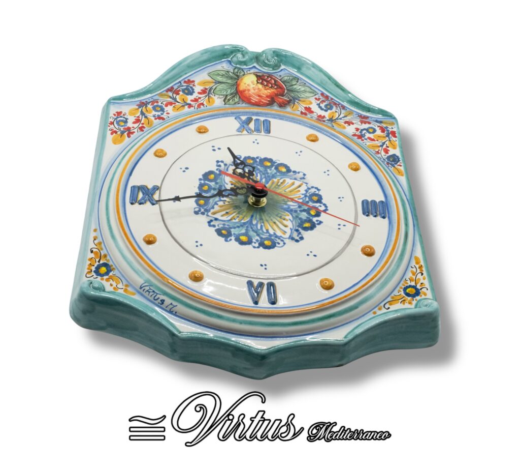 Orologio da Muro Melograno Virtus Mediterraneo: Arte e Colore