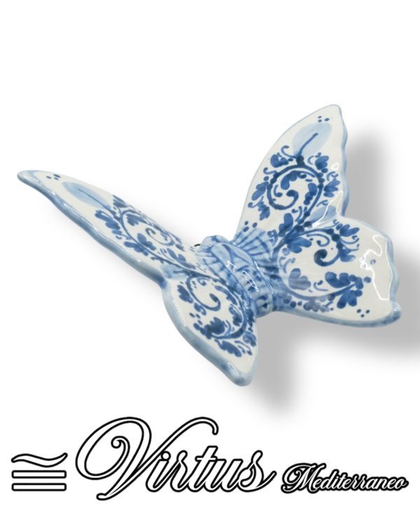 Virtus Mediterraneo: Farfalla Media Multicolor, Ceramica d’Arte