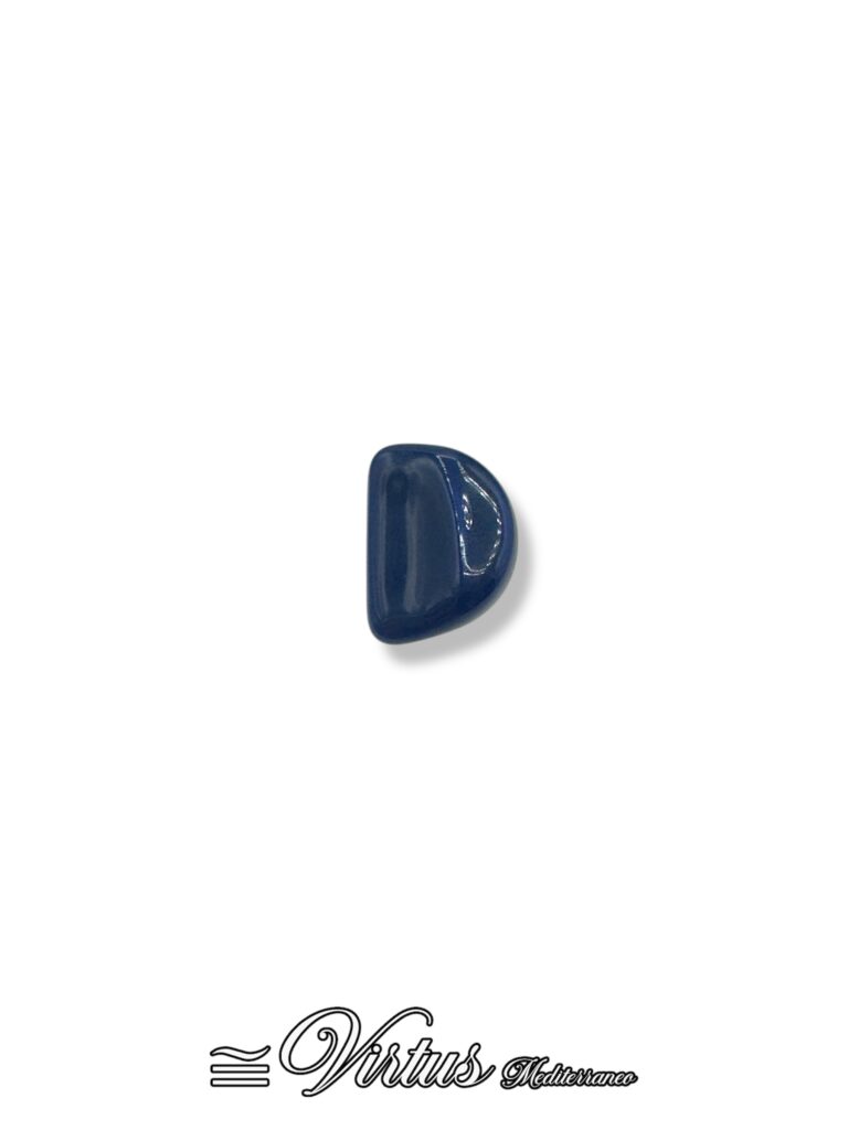 Anello in Ceramica Blu Virtus Mediterraneo: Eleganza Artigianale