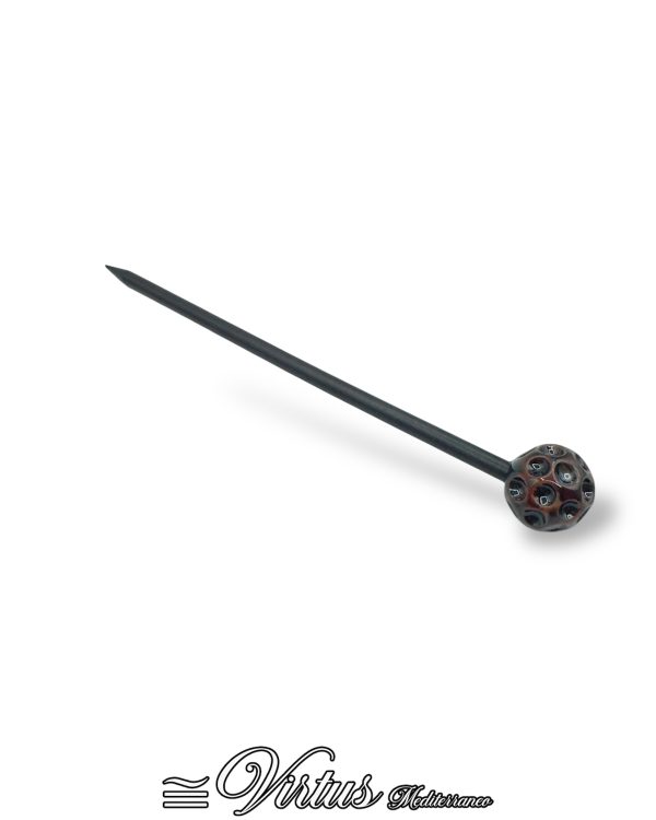 Fermaglio per Capelli Nero Virtus Mediterraneo: Ceramica di Lusso