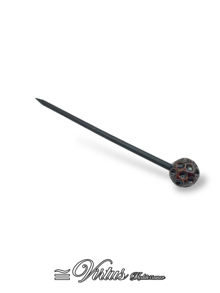 Fermaglio per Capelli Nero Virtus Mediterraneo: Ceramica di Lusso