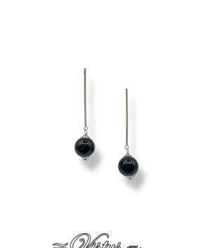 orecchini pendenti a pallina