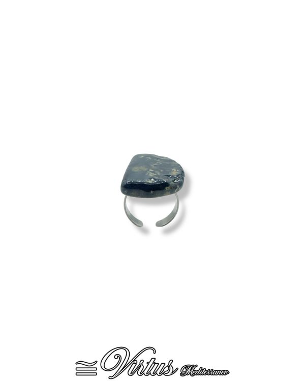 Anello in Ceramica Multicolor Virtus Mediterraneo: Eleganza Artigianale