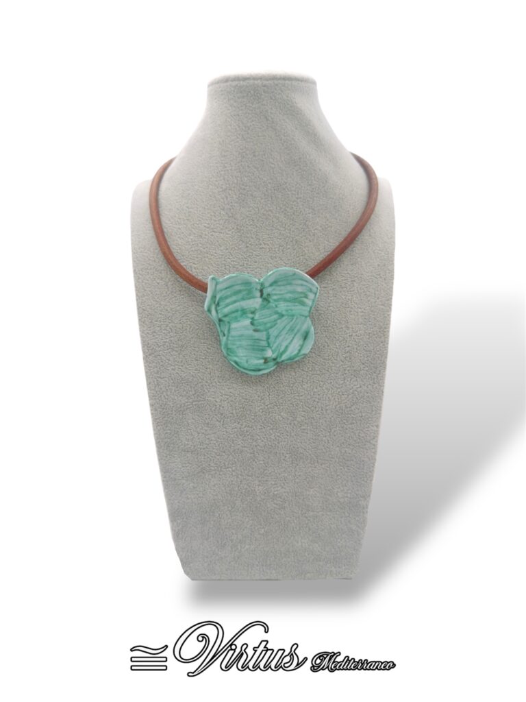 Collana Artigianale Virtus Mediterraneo: Girocollo Ceramica Multi-Colore