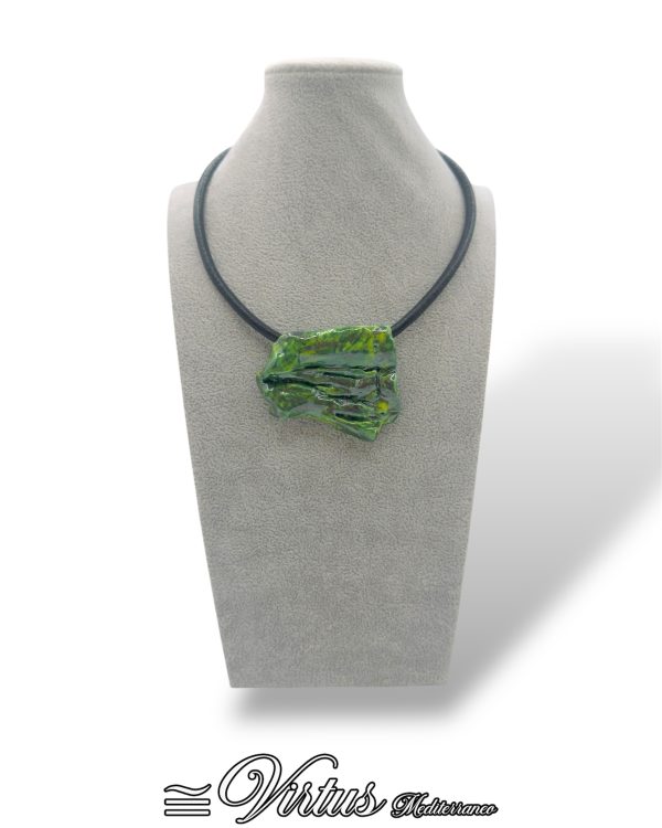 Collana Artigianale Virtus Mediterraneo: Girocollo Ceramica Multicolor