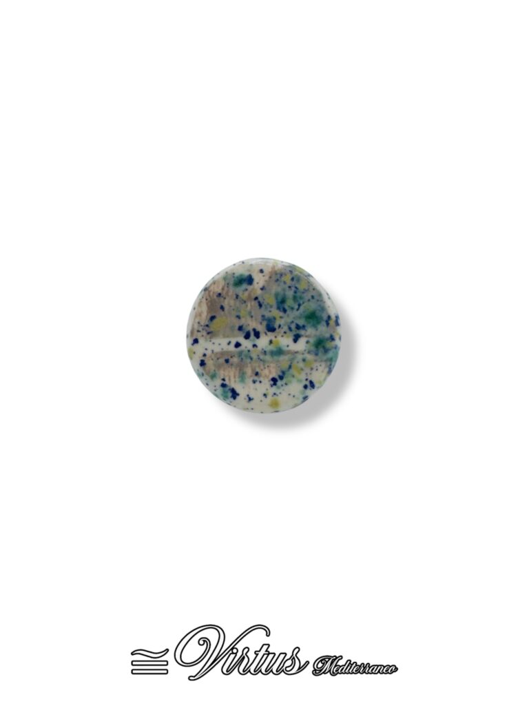 Anello in Ceramica Multicolor Virtus Mediterraneo: Eleganza Artigianale