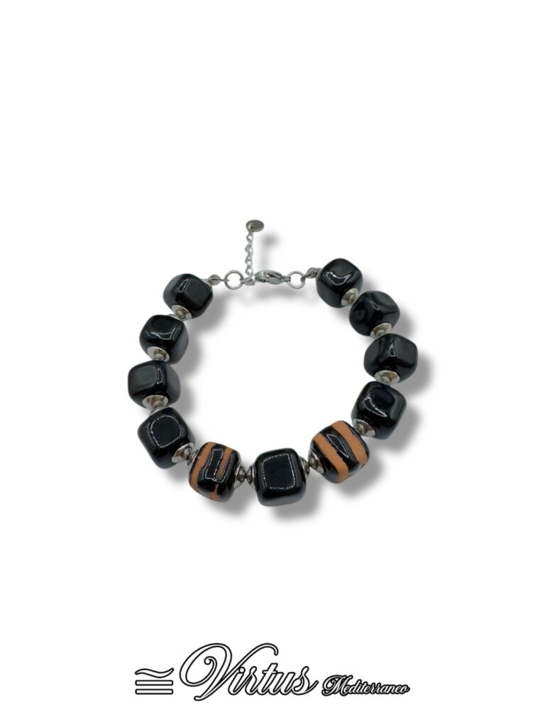Bracciale a dadini Nero
