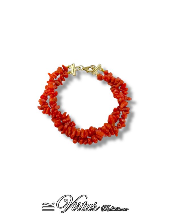 Bracciale Corallo Sciacca Virtus Mediterraneo: Doppio Filo d’Arte