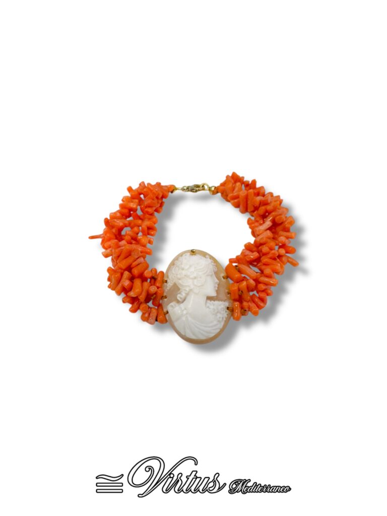 Bracciale Corallo Sciacca Virtus Mediterraneo: Eleganza Artigianale