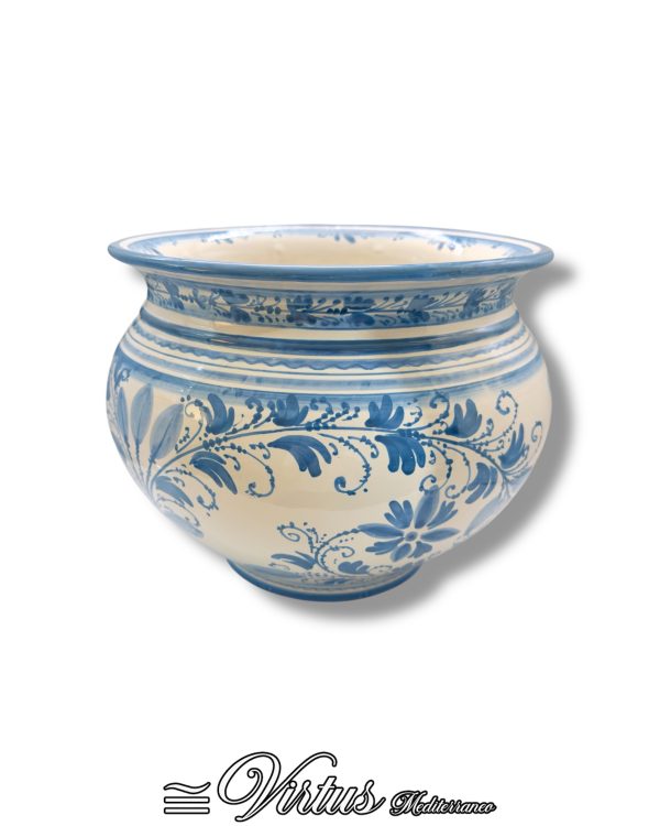 Virtus Mediterraneo: Vaso in Ceramica Artigianale Multicolore di Lusso